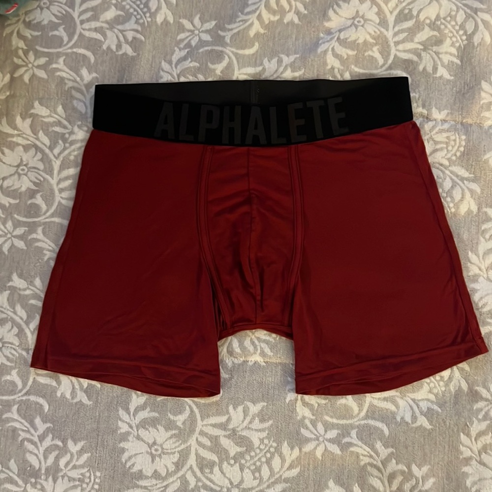 Alphalete Mens Underwear Boxer Briefs S